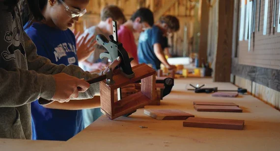 Mount St. Mary freshmen learning outdoors through Soil to Soul