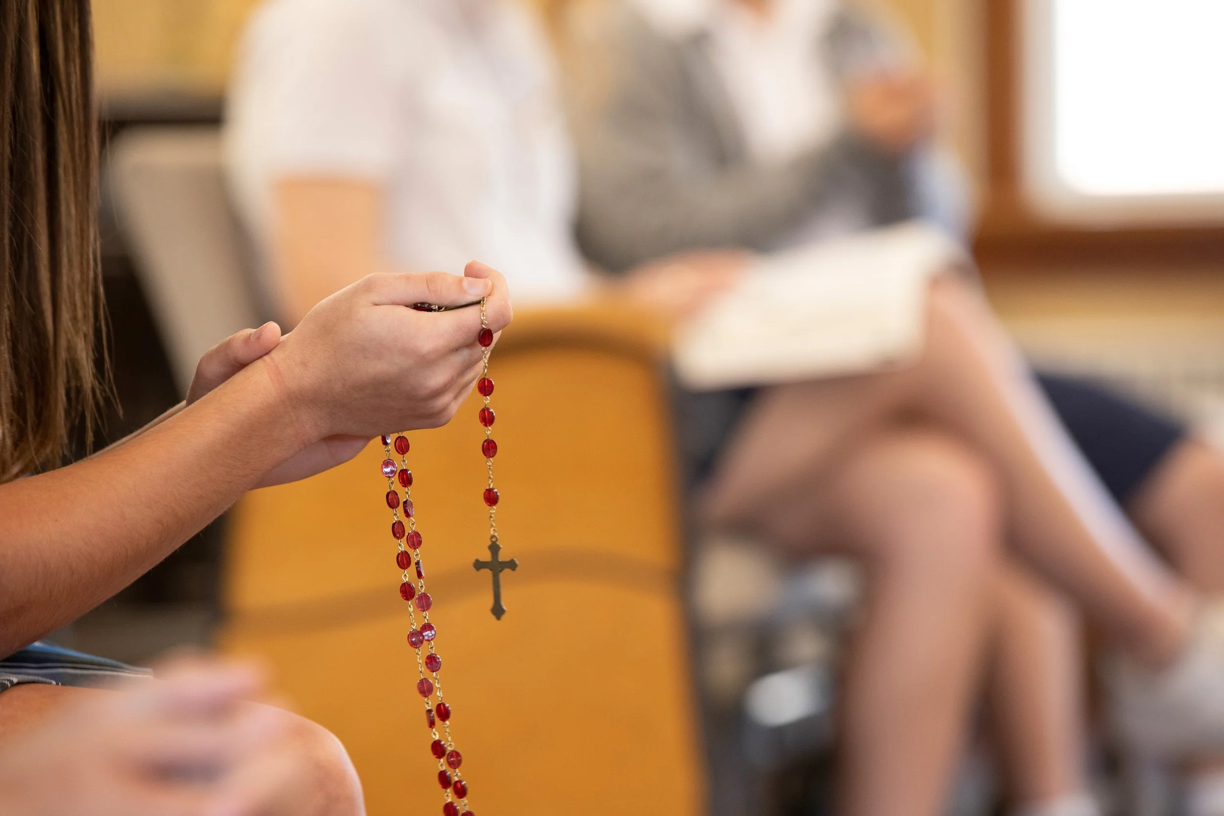 Mount St. Mary students sharing a faith experience
