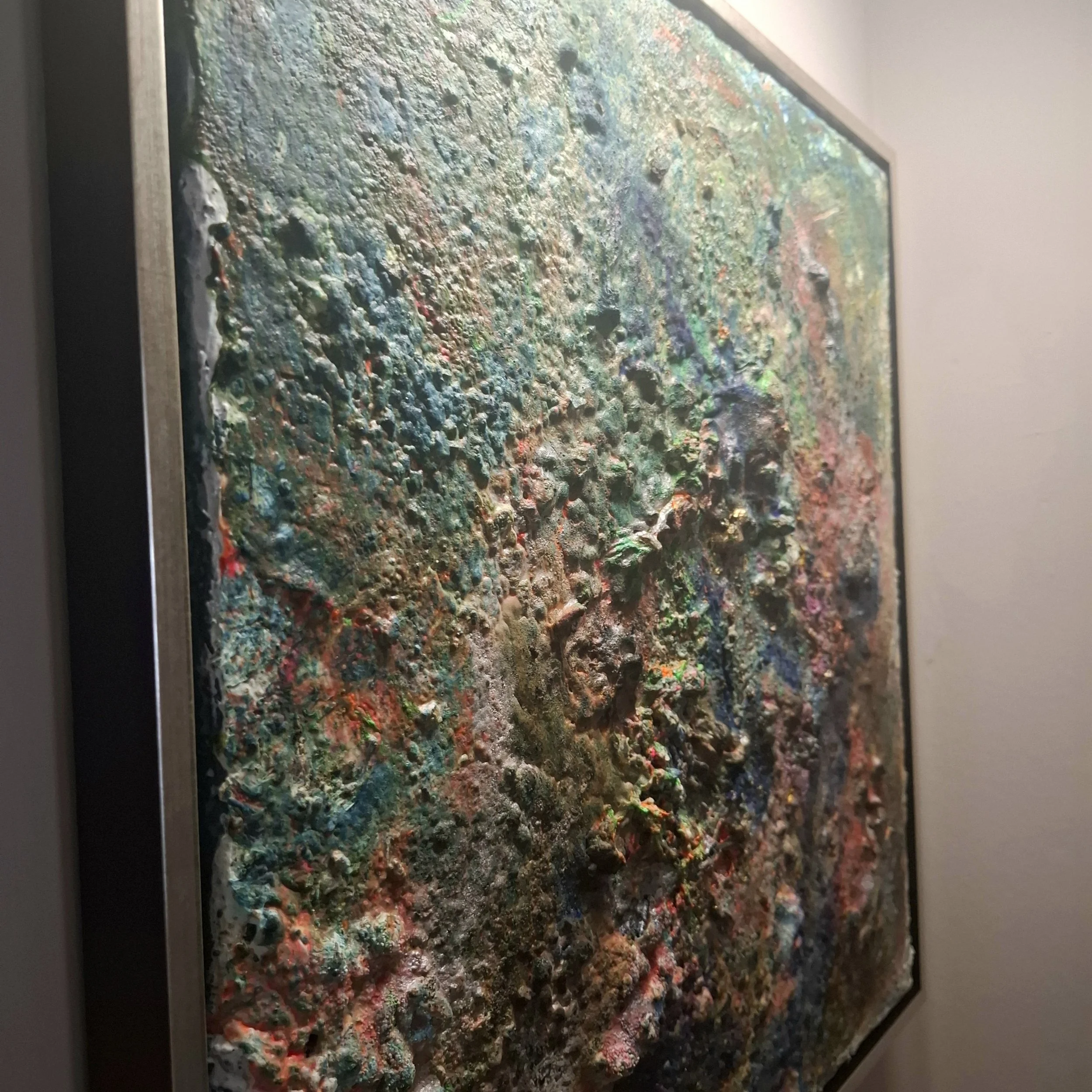Seitenansicht – Materialtiefe von „Unter der Haut des Sediments“