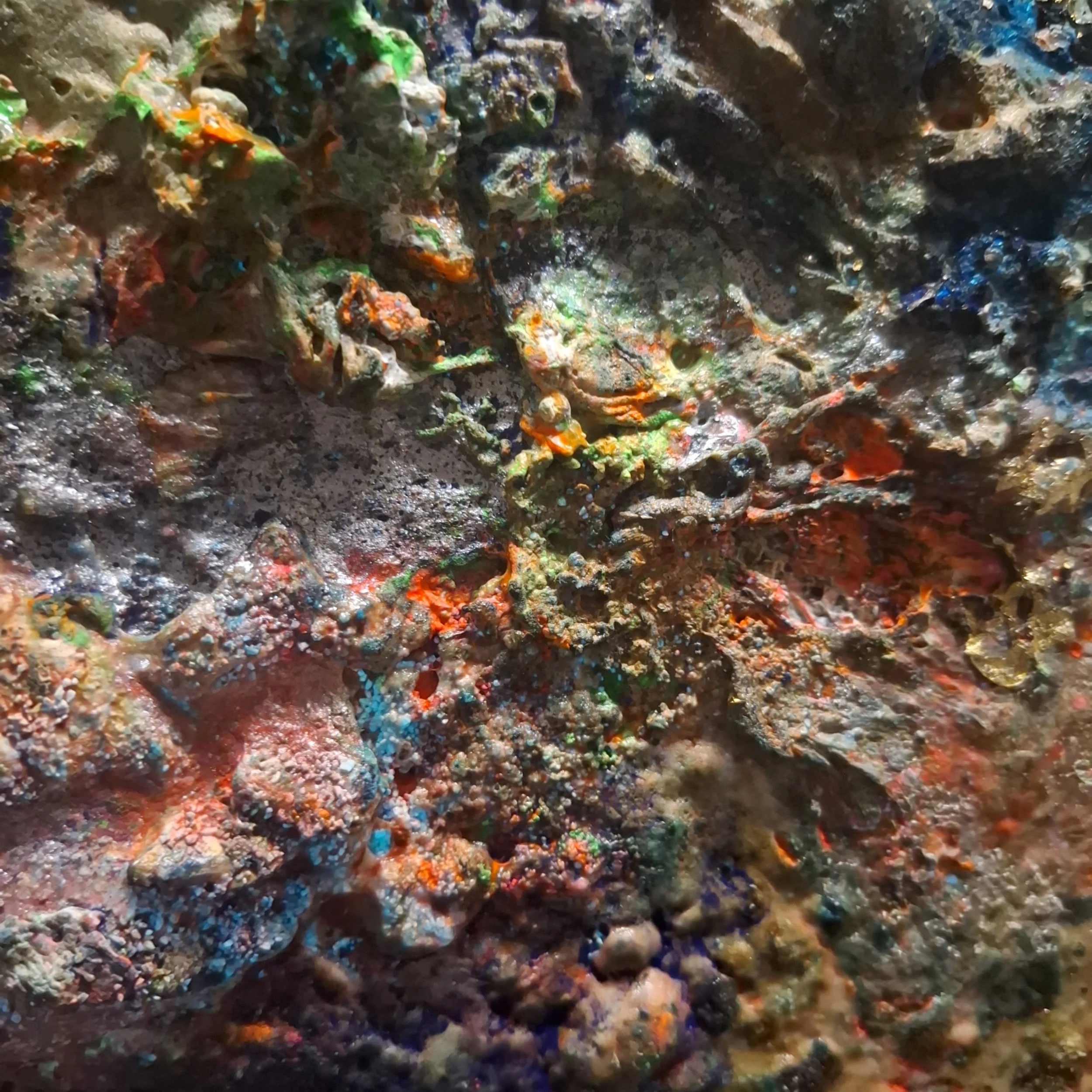 Detail – Sediment & Steinfragment von „Unter der Haut des Sediments“