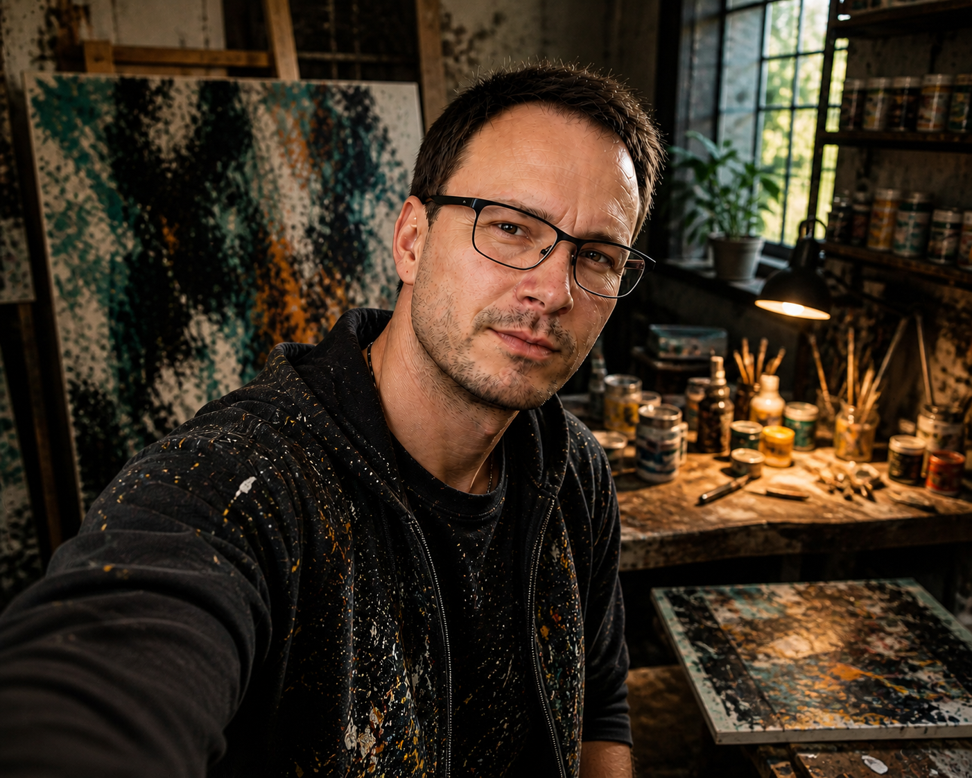 Markus Willems im Sediment und Strukturatelier Köln zwischen abstrakter Materialkunst Pigmenten und experimentellen Oberflächen