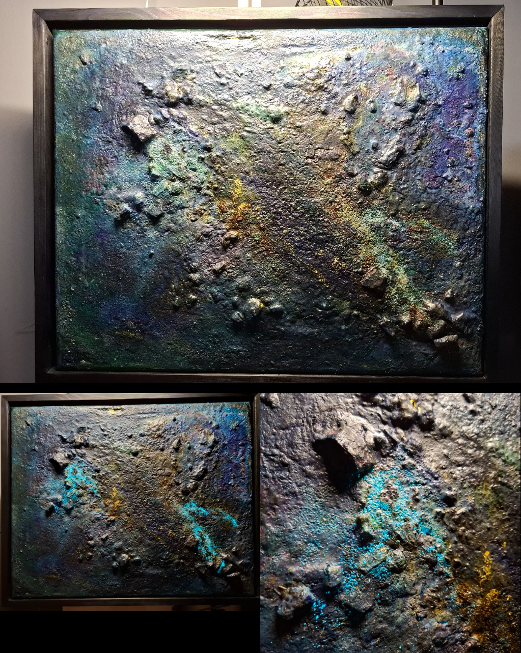 Erosion im mineralischen Sedimentskörper · Markus Willems · 50×40 cm