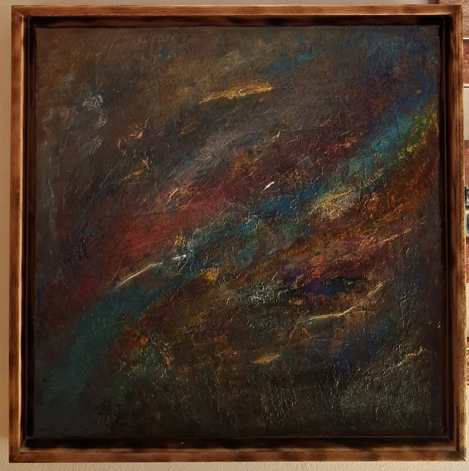 Sediment der Schichten von Markus Willems, abstraktes Original aus der Kollektion des Sediment und Strukturateliers Köln
