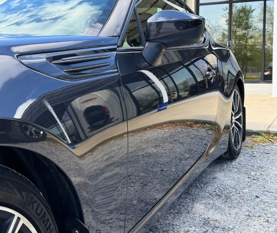 Subaru door repair — after