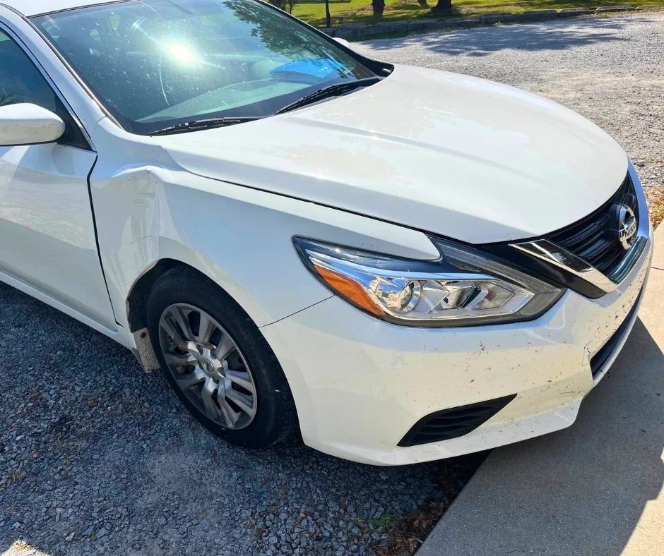 Nissan Altima Fender Repair — before