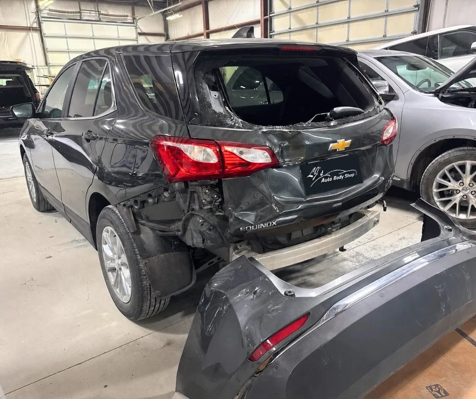 Chevy Equinox Rear End Repair — before