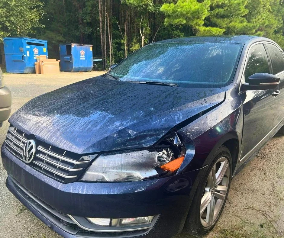 Volkswagen Passat Front End Repair — before
