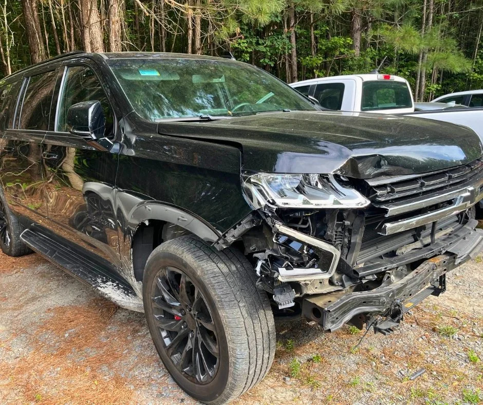2022 Chevy Suburban Front End Repair — before