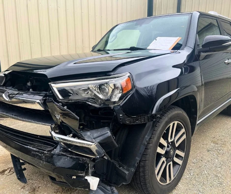 Toyota 4Runner front end repair — before