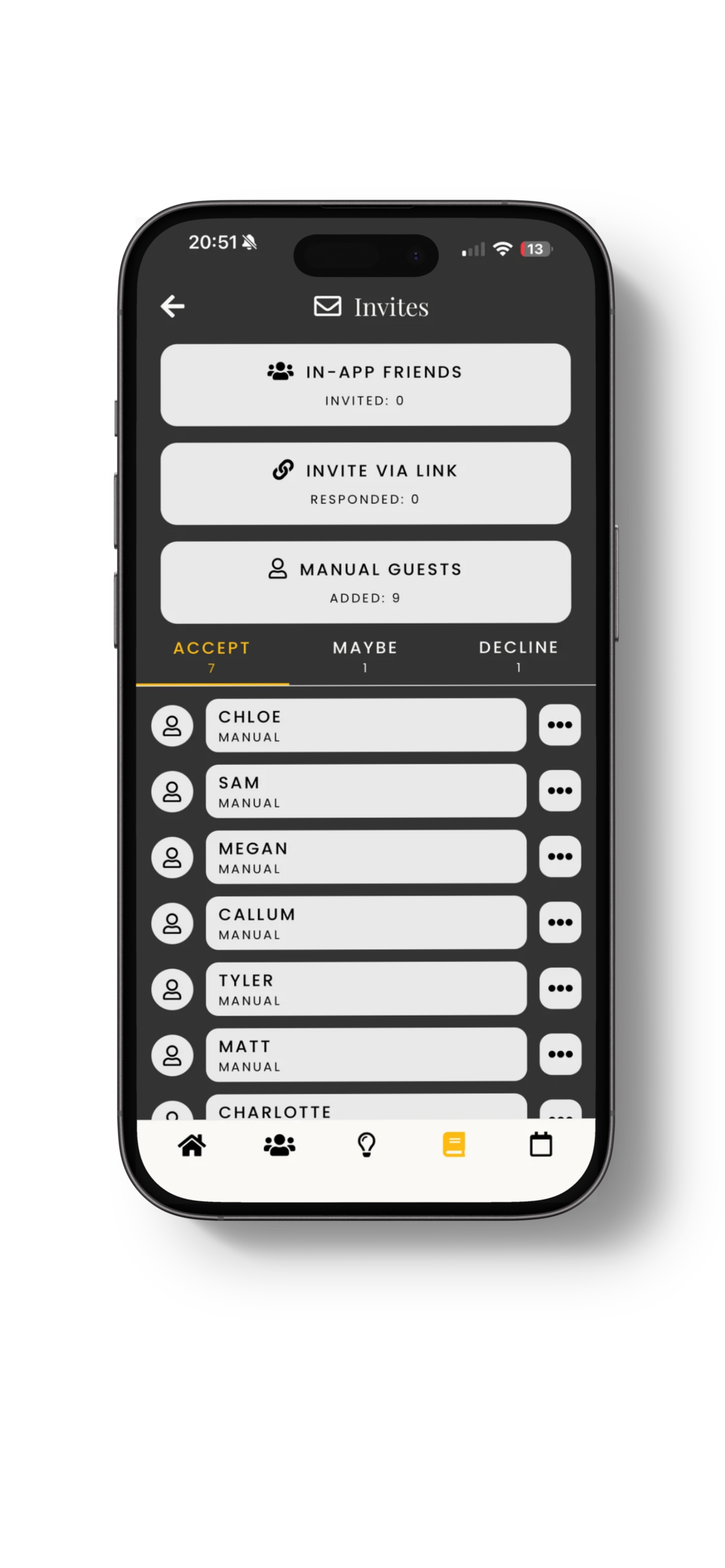Eventful app screen 4