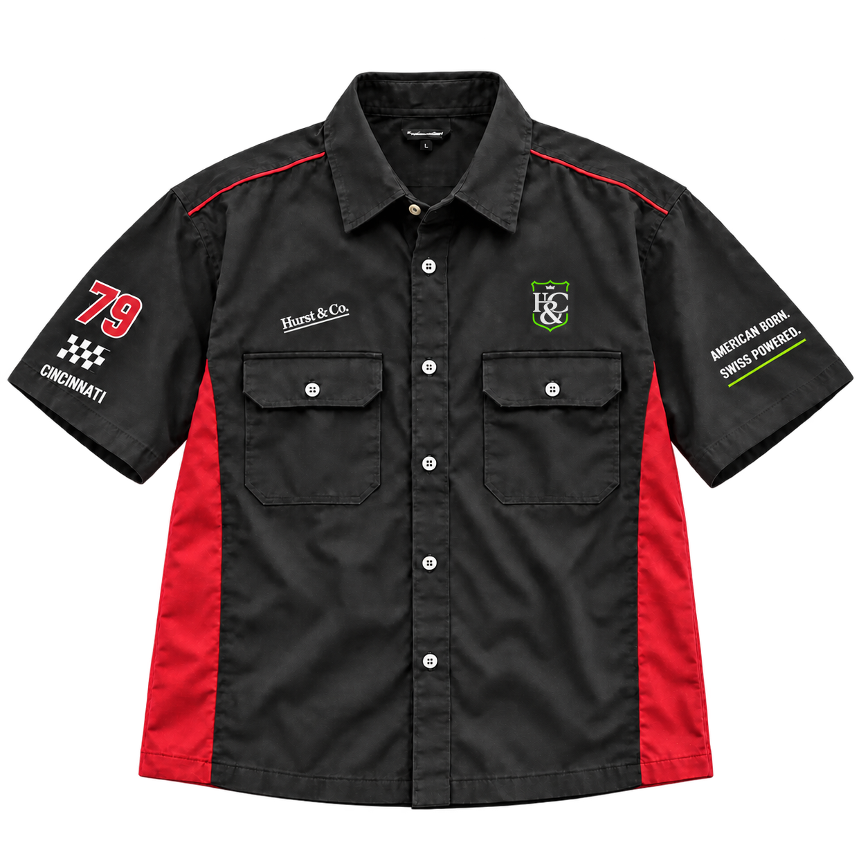 Mechanic shirt — front view