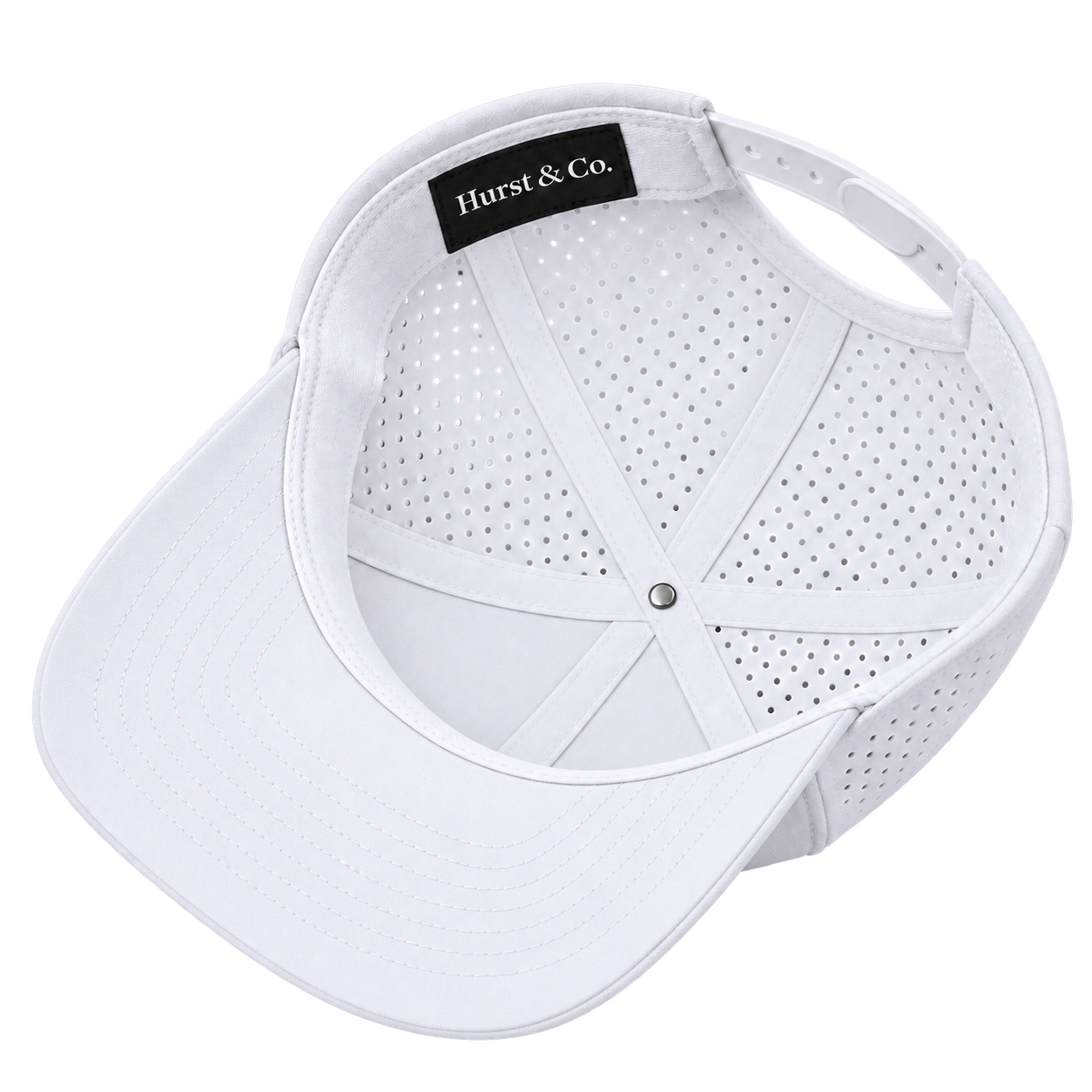 Race cap · White — underside and interior tag