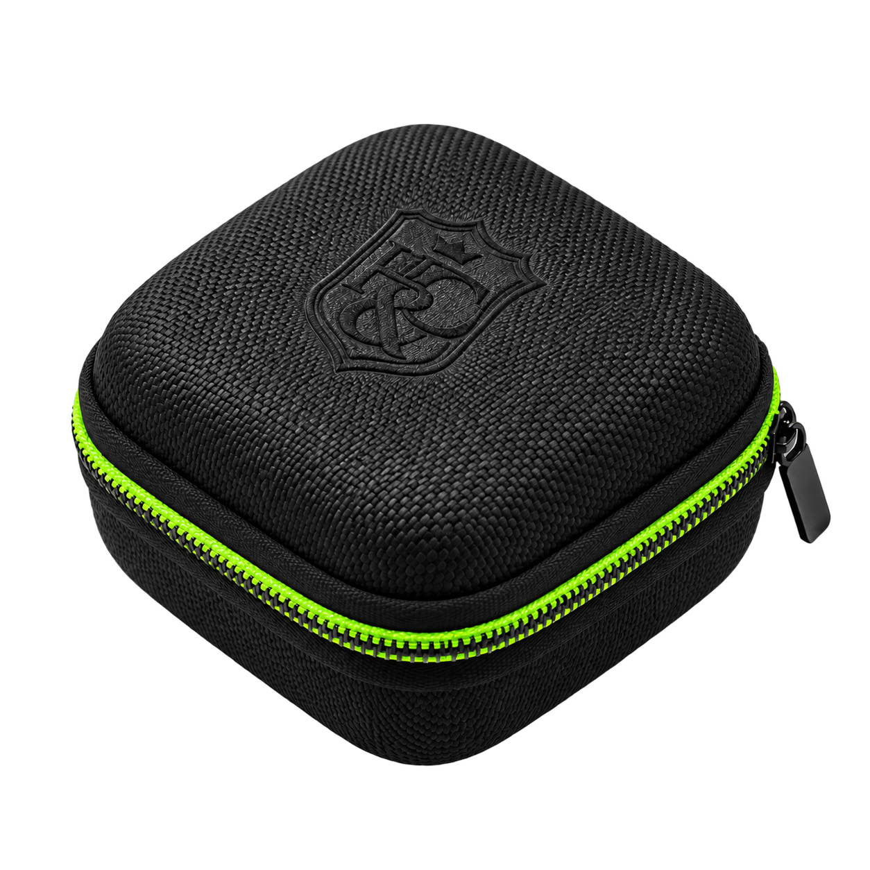 Single-watch travel case — closed view