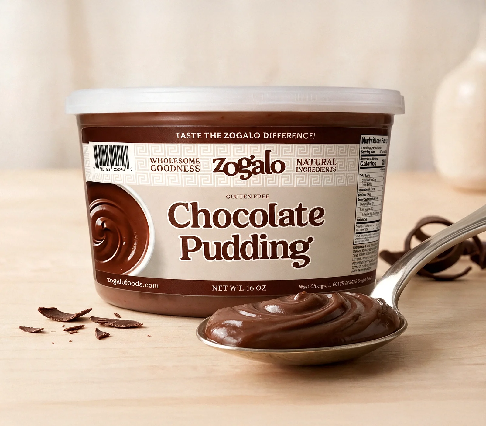 Zogalo chocolate pudding