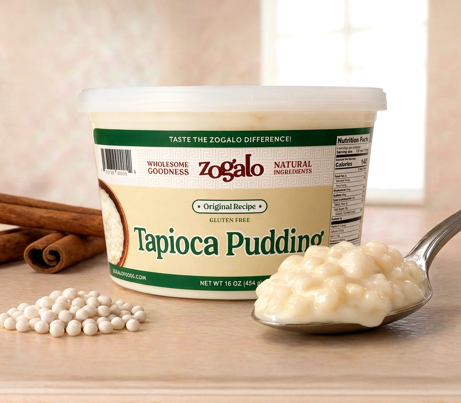 Zogalo tapioca pudding