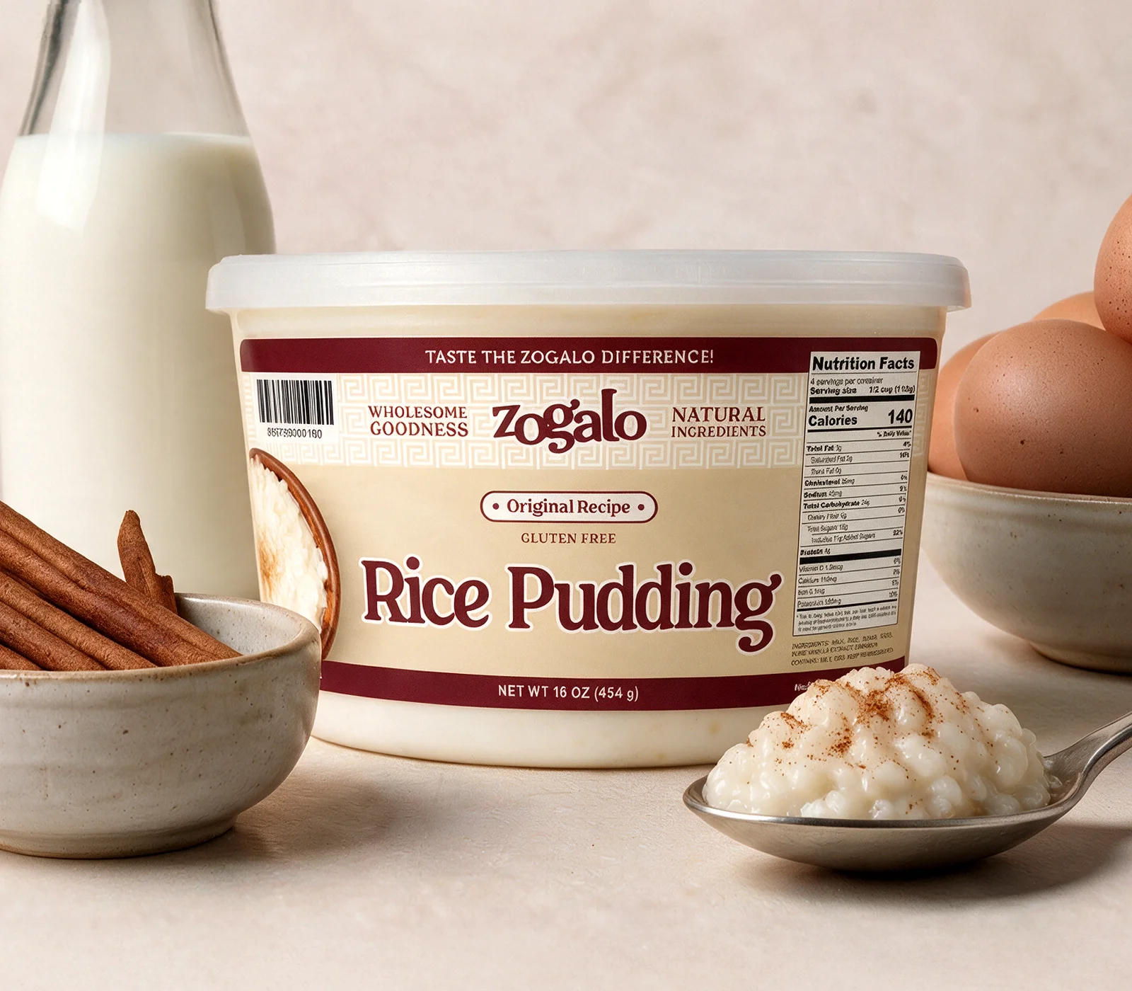 Zogalo Original Recipe rice pudding