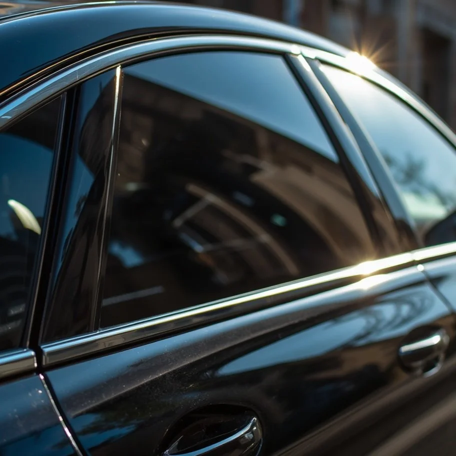ceramic window tint blocking infrared sunlight