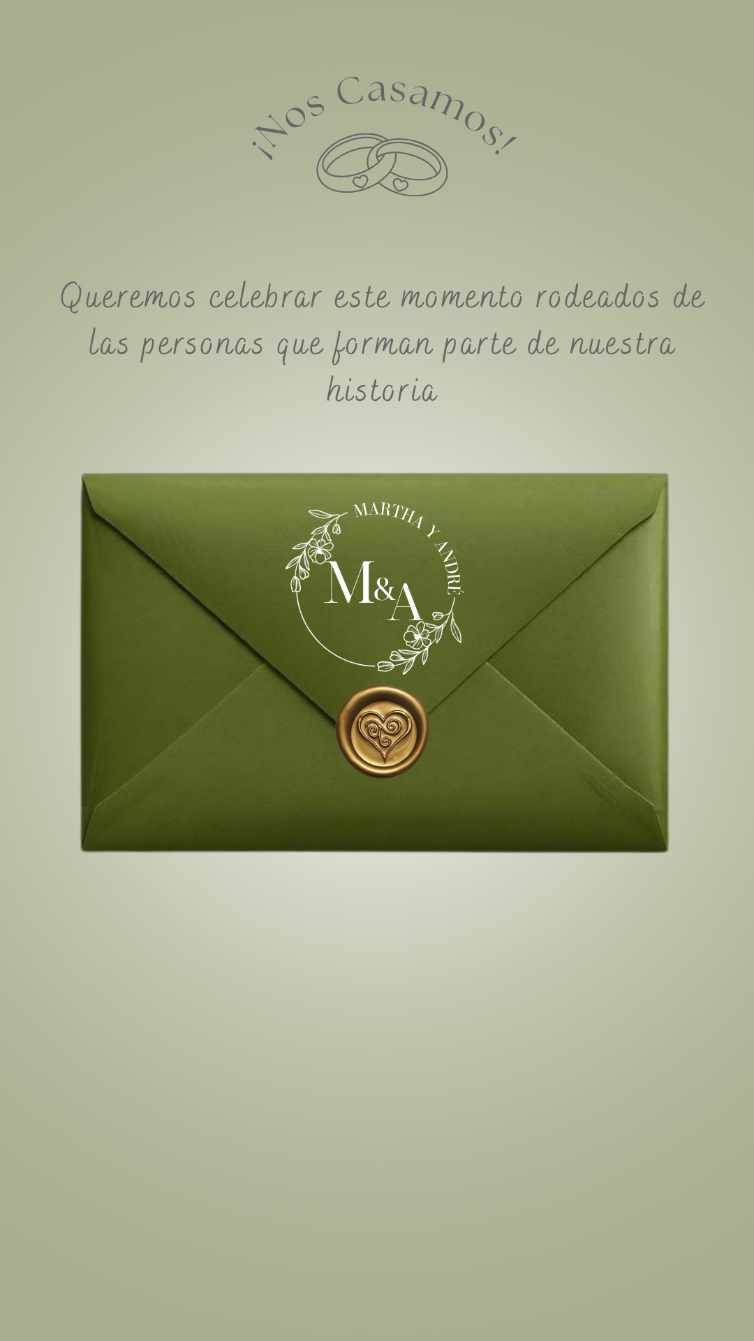 Invitación Martha y André