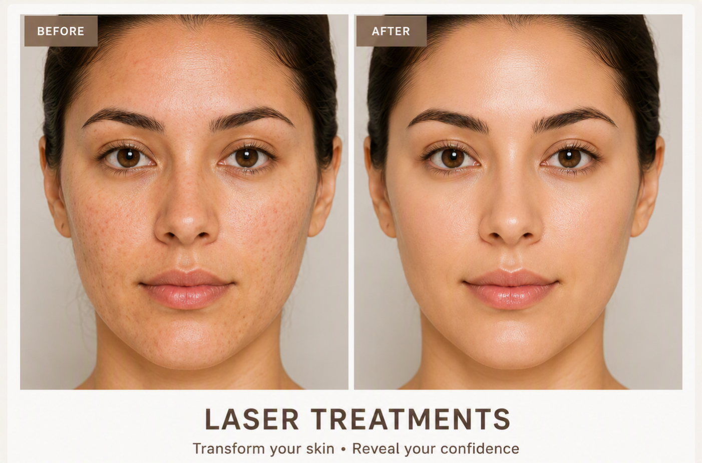 Laser Treatments before and after result