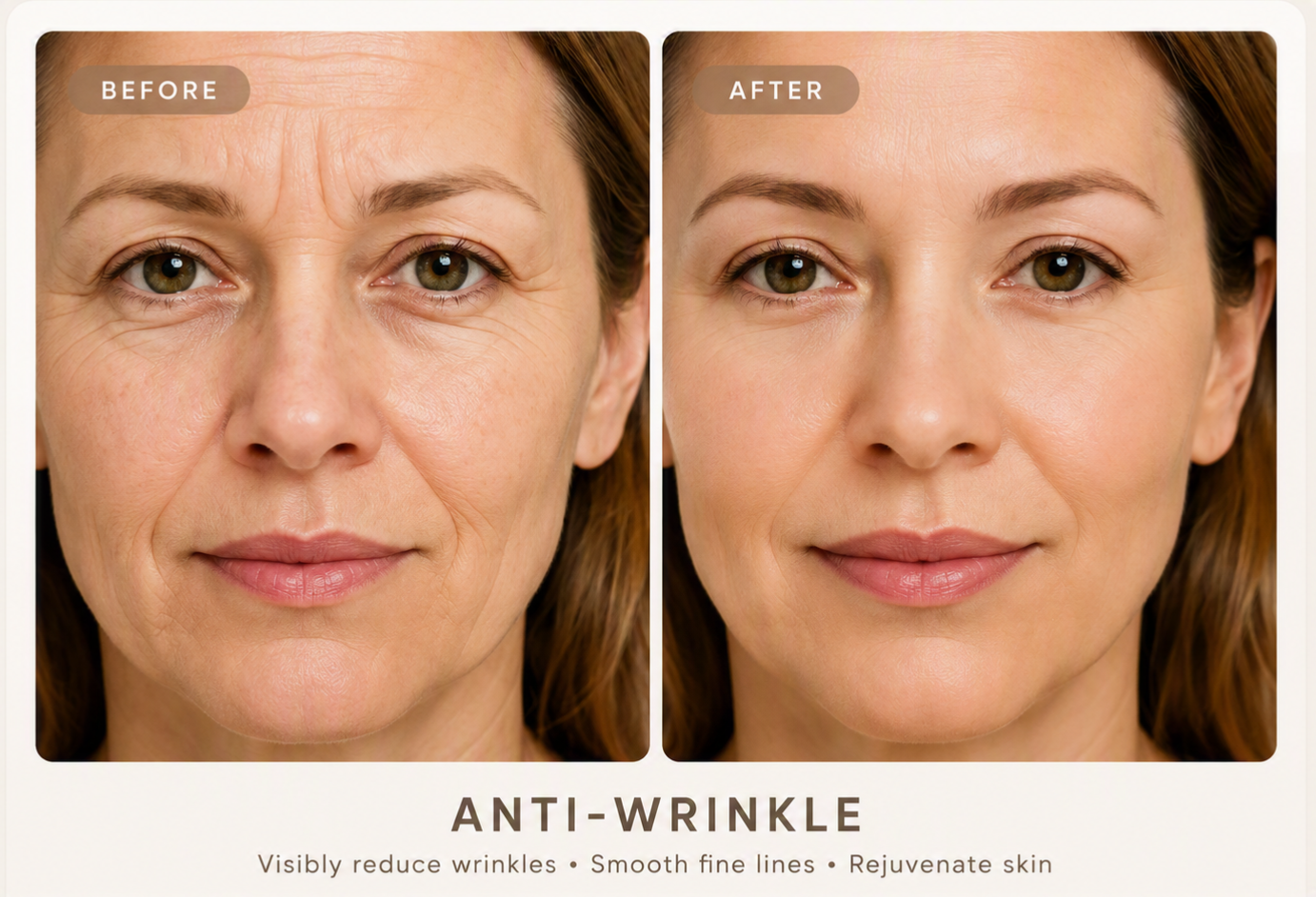 Anti-Wrinkle before and after result
