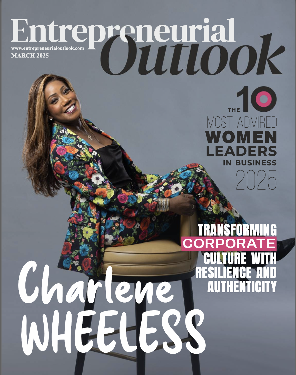 Entrepreneurial Outlook cover, 10 Most Admired Women Leaders in Business