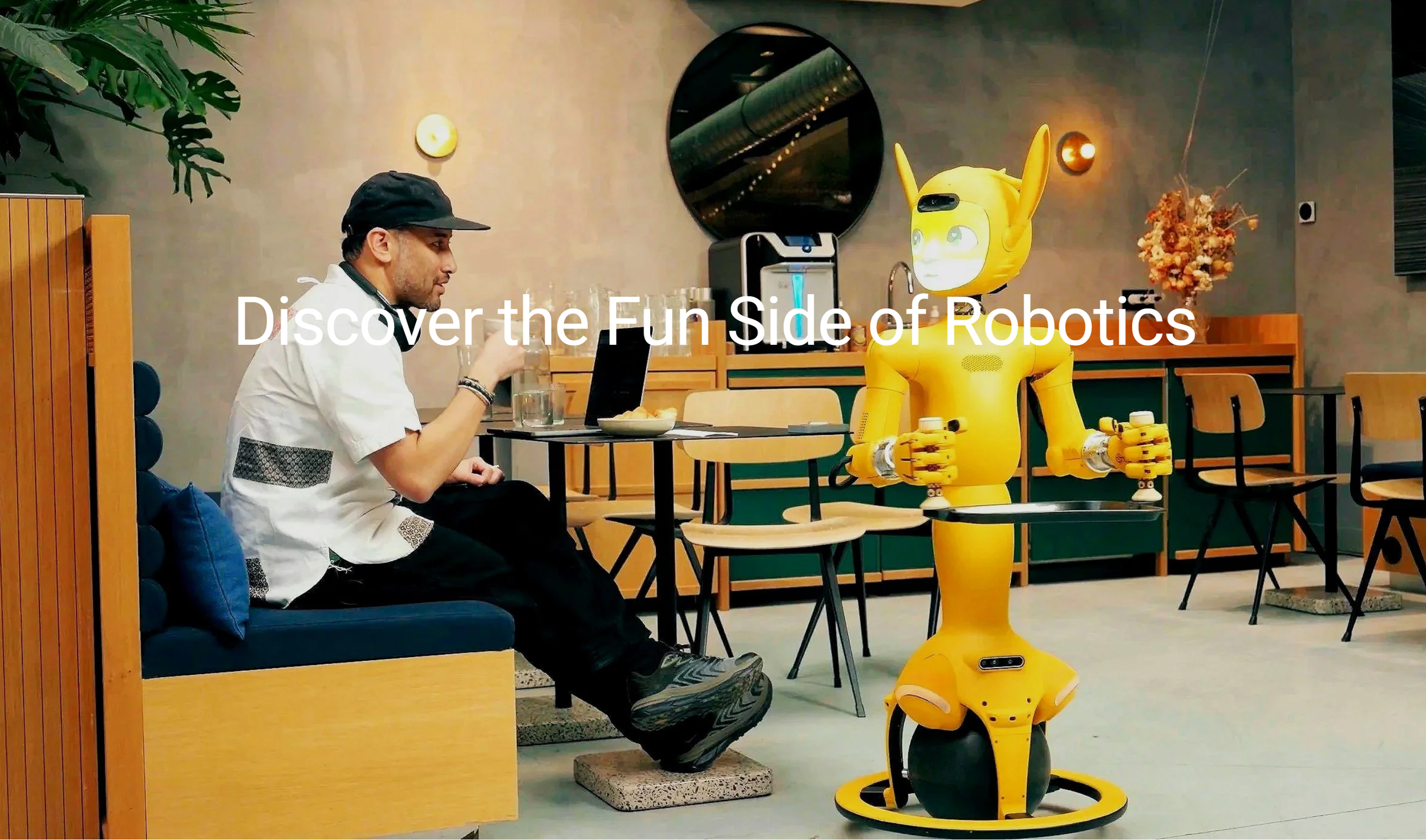 Intellectus Universe robot at a live event