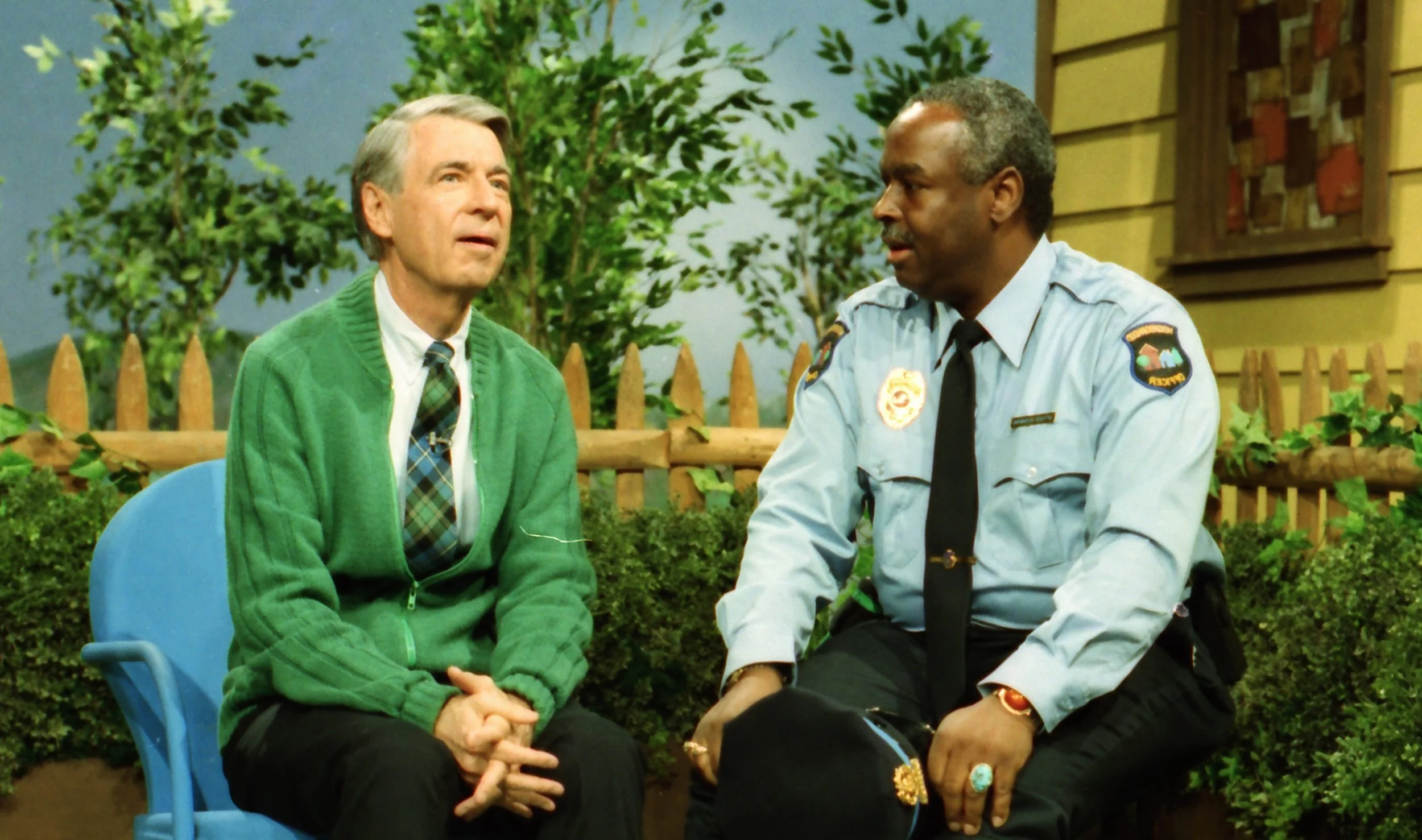 Fred Rogers and François Clemmons