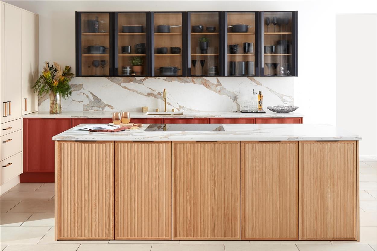 Reeded kitchen