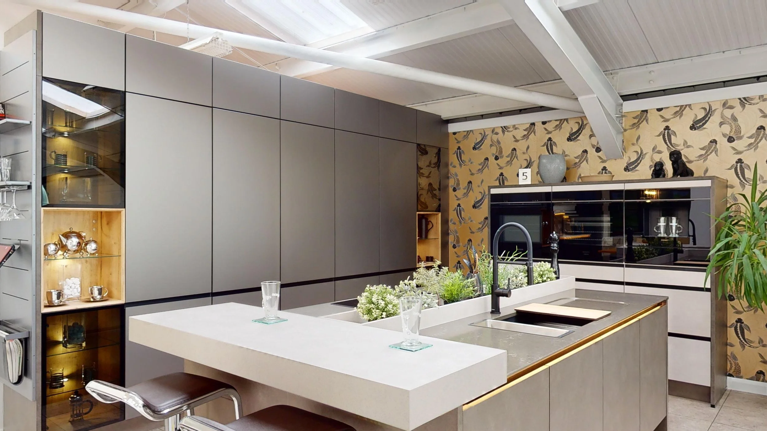 Modern kitchen display