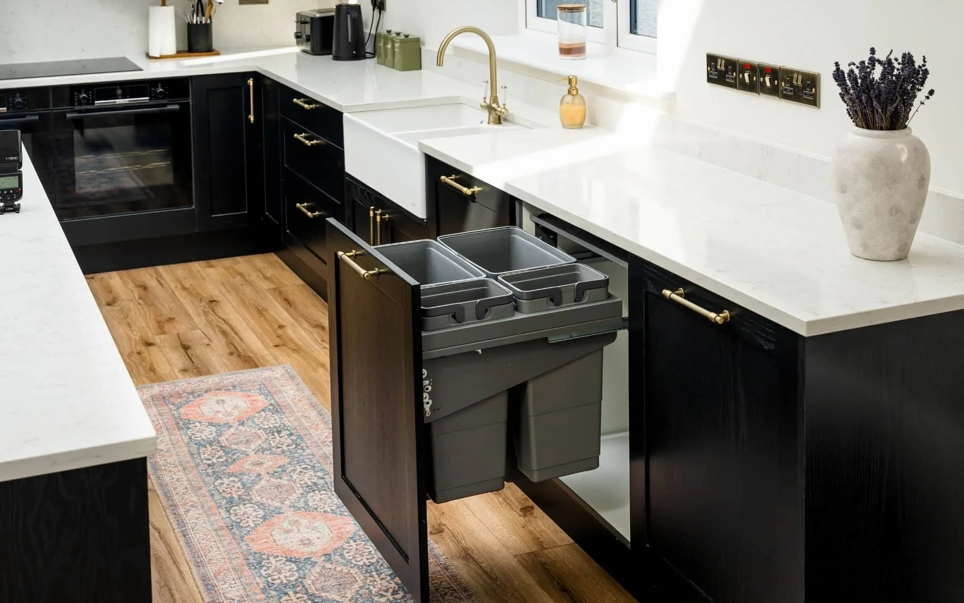 Bin systems and under-sink storage