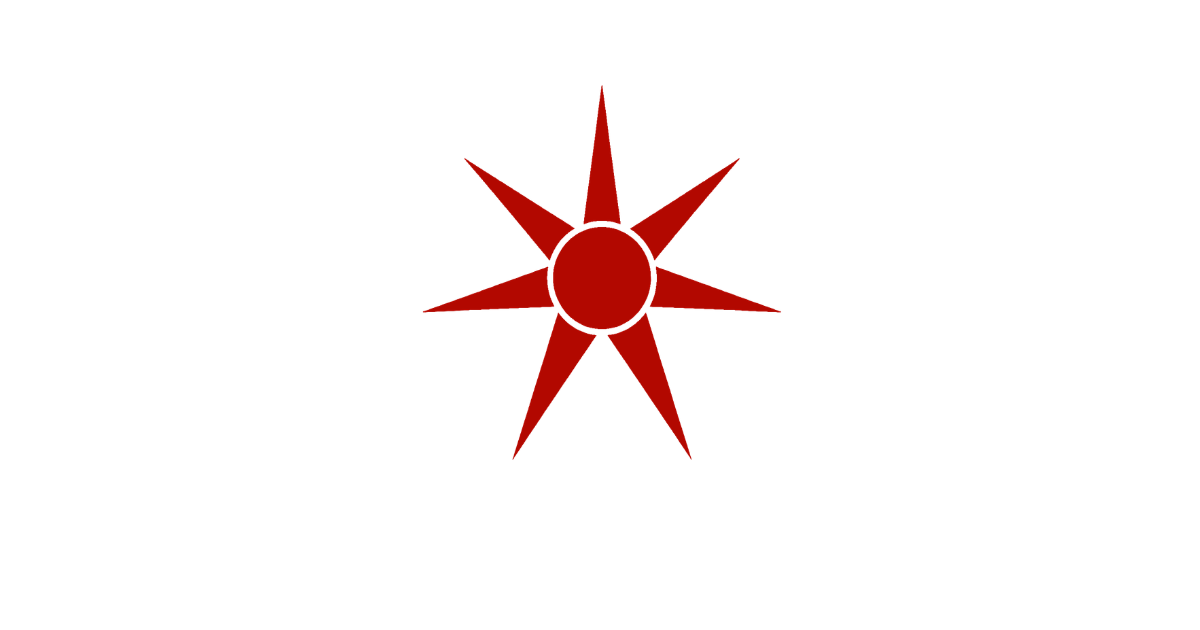 Dark Star Rebellion faction emblem, red starburst representing Doubt Before Devotion