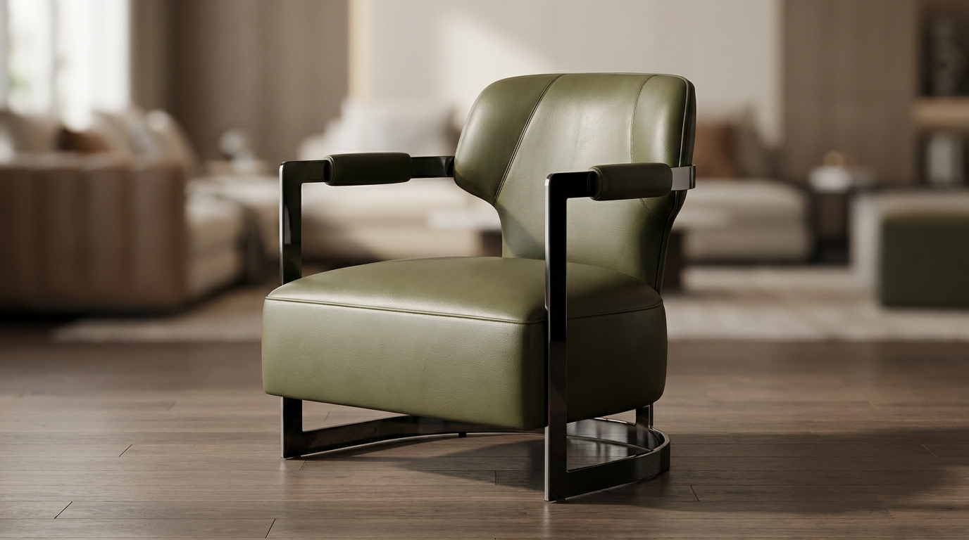 Orange Accent Chair
