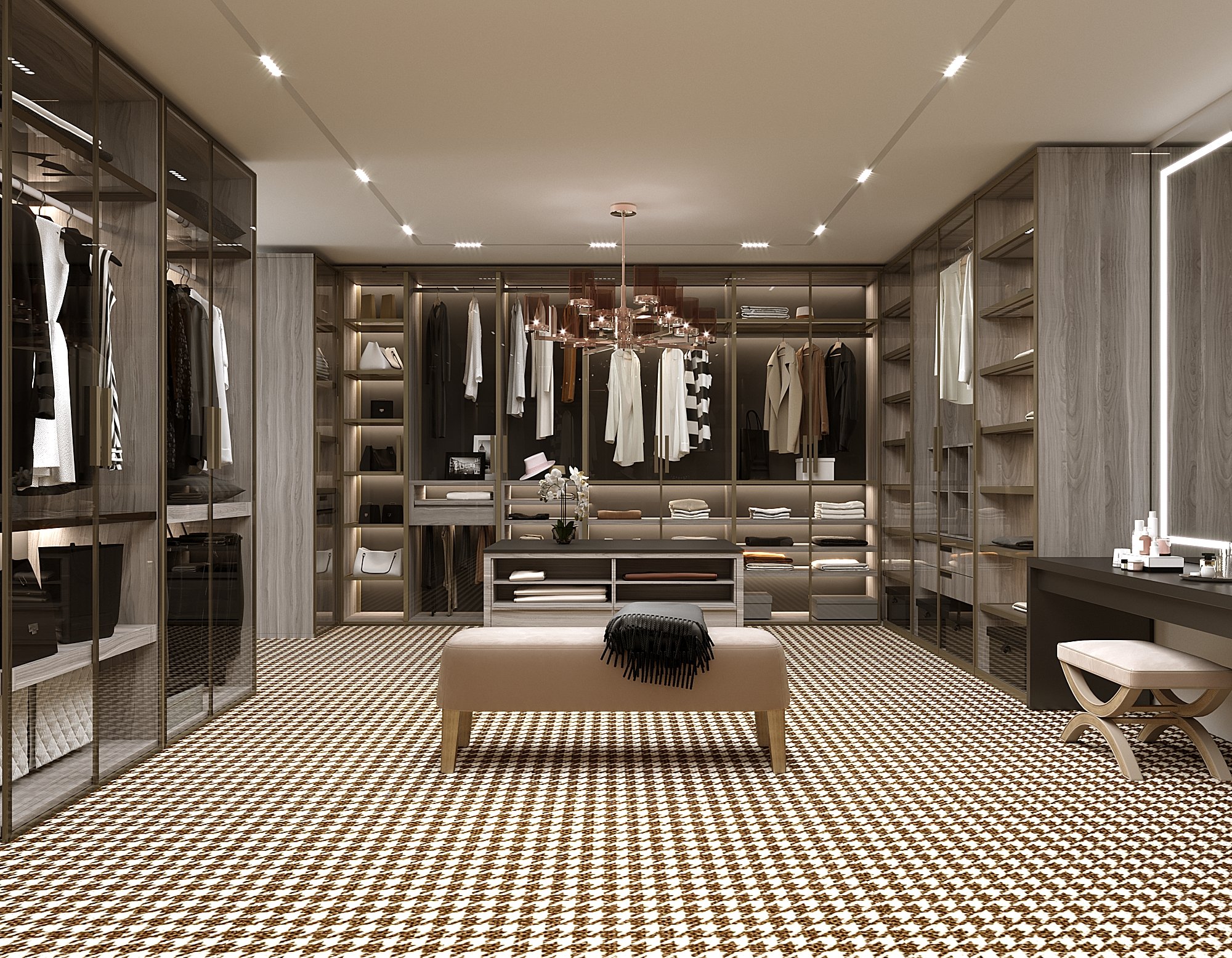 Modern Boutique Dressing Room