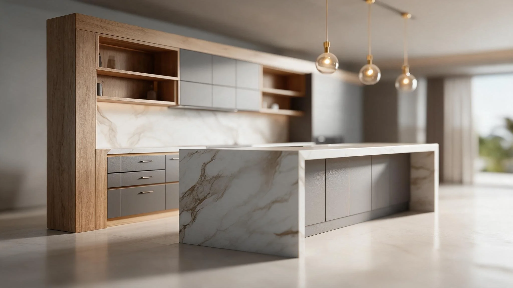 Refined Modular Kitchen