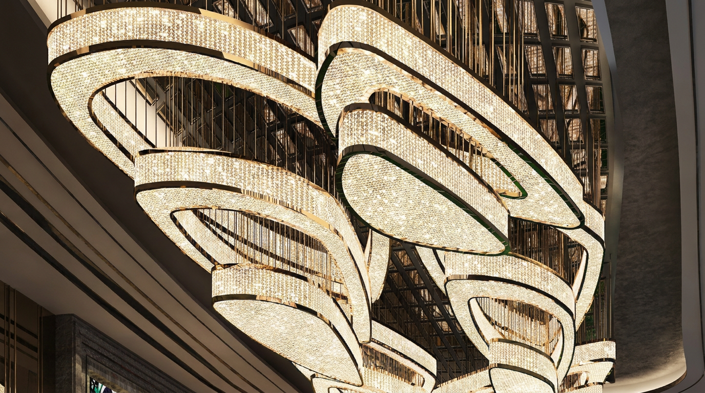 Sculptural Light Fixture