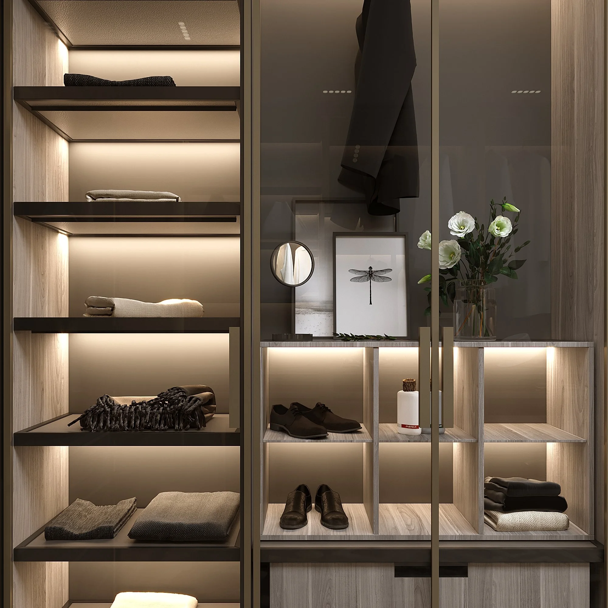 Luxury Display Wardrobe Unit