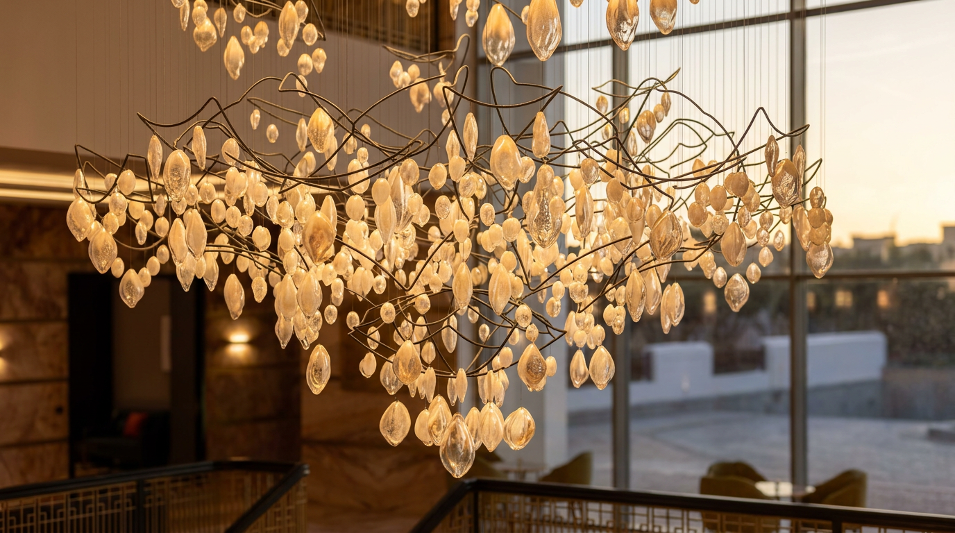 Grand Branching Chandelier