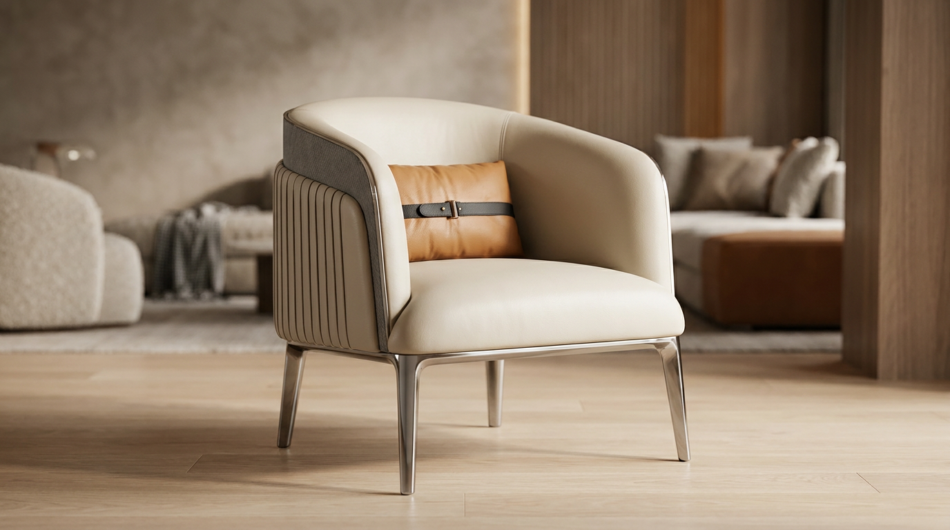 Cream Accent Chair (Variant)