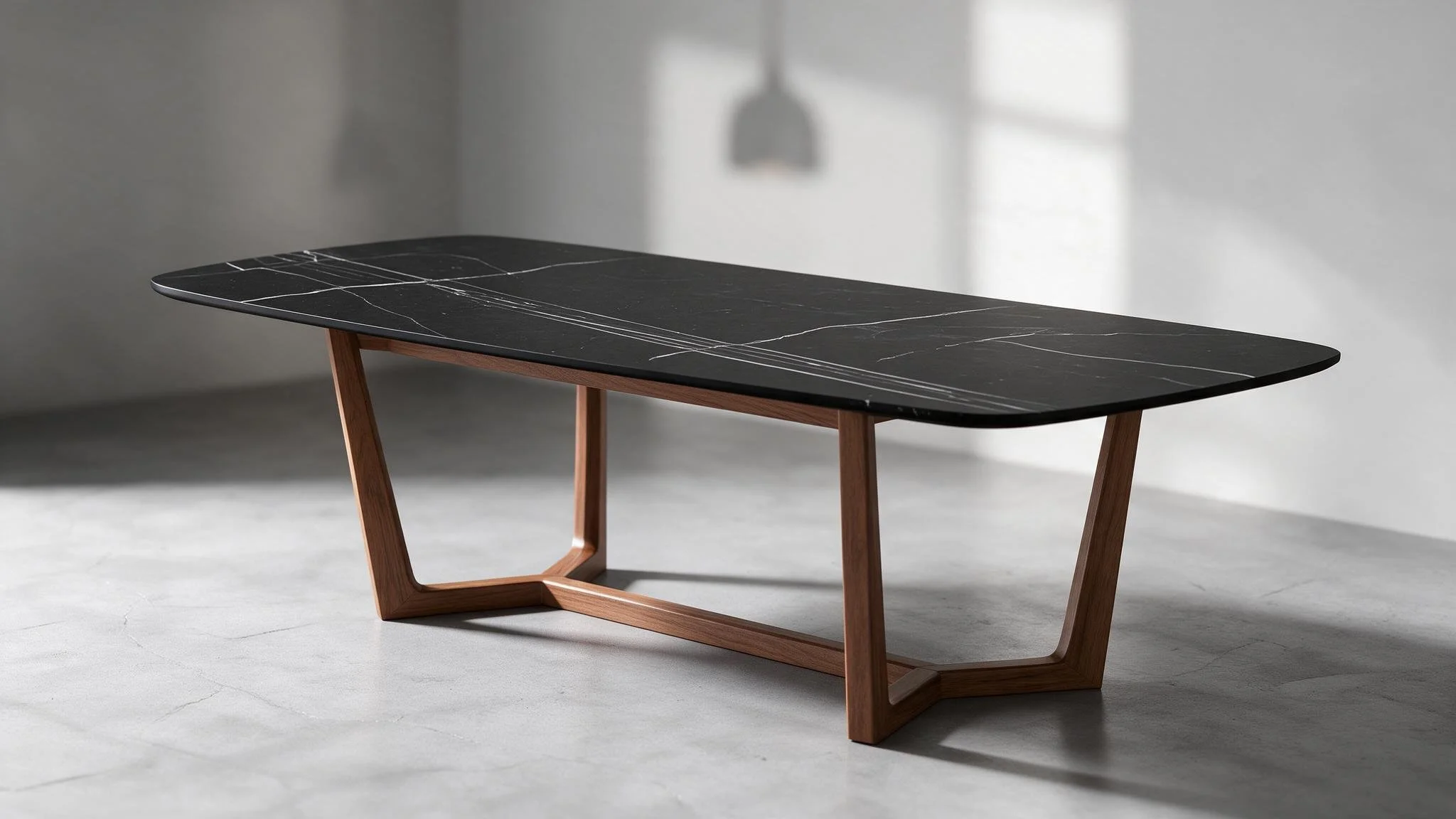 Elegant Stone Dining Table