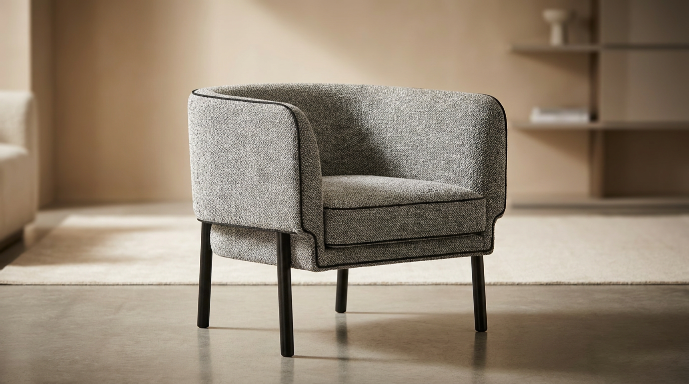 Boucle Accent Chair