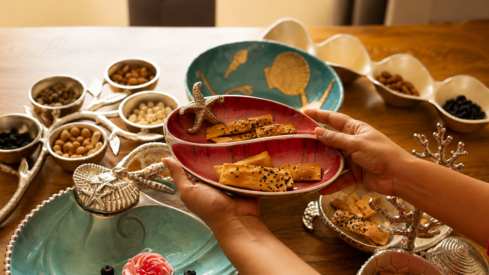 Ocean Crest Shell Platter