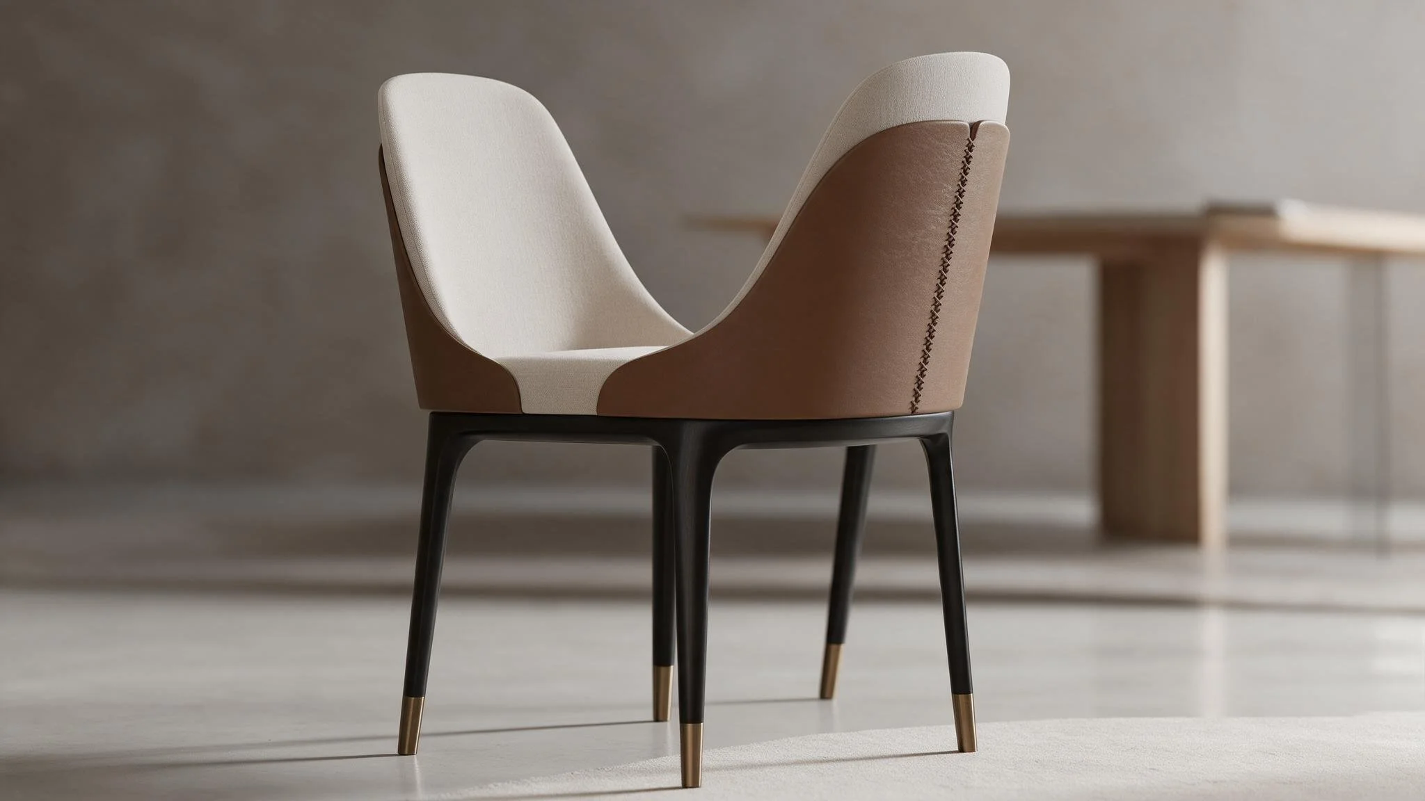 Designer Leather Dining Chair
