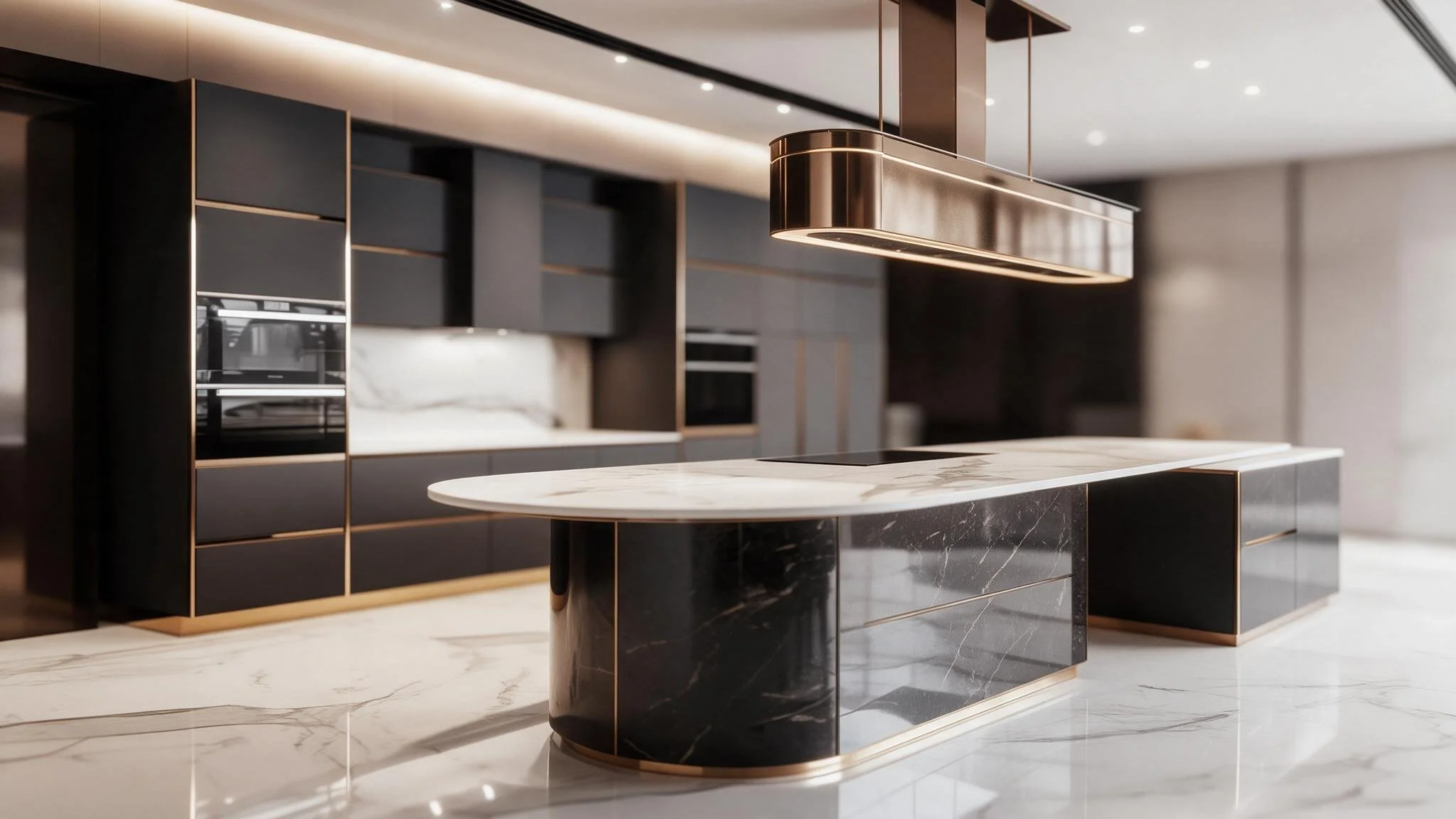 Luxury Kitchen with Marble