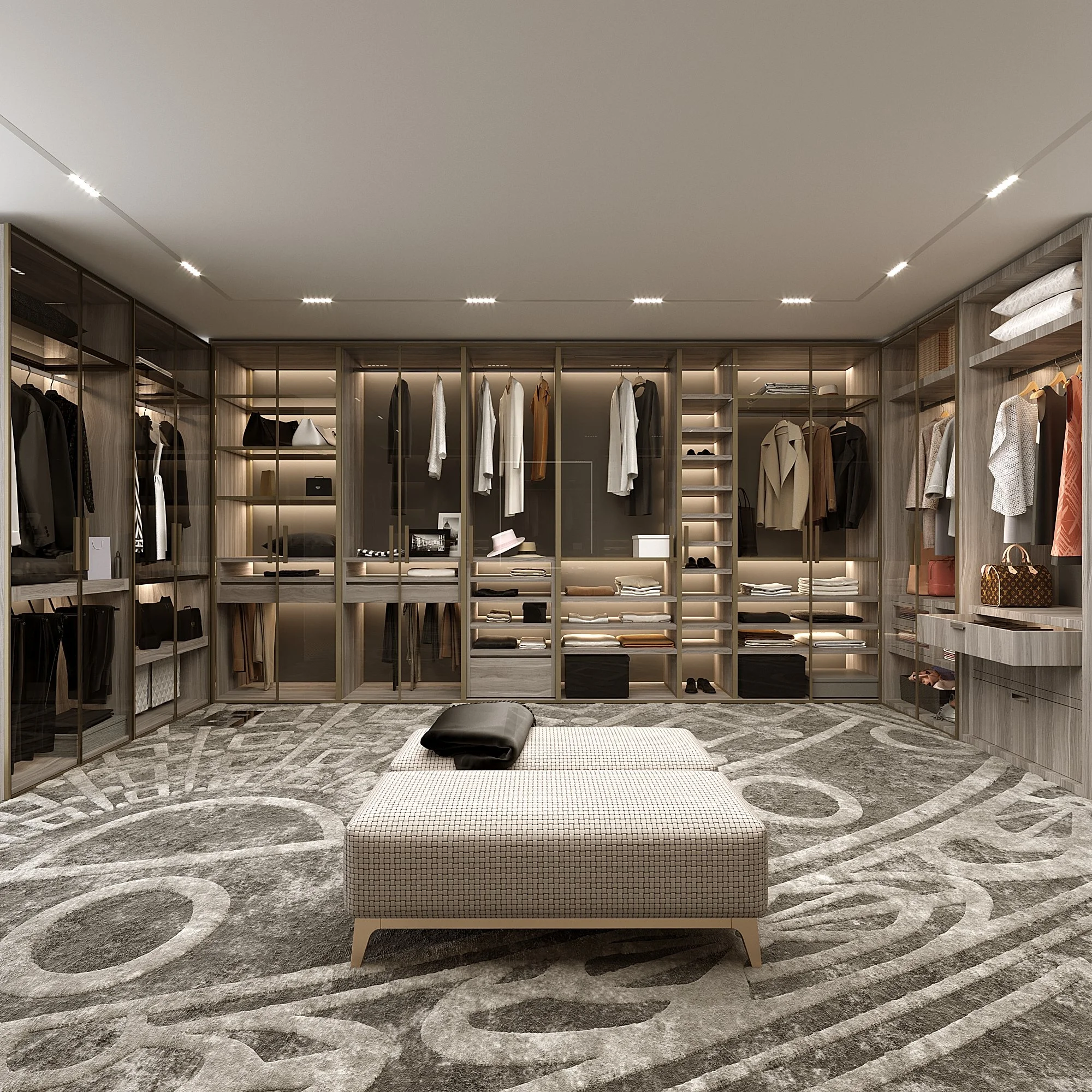 Designer Walk-In Closet Suite