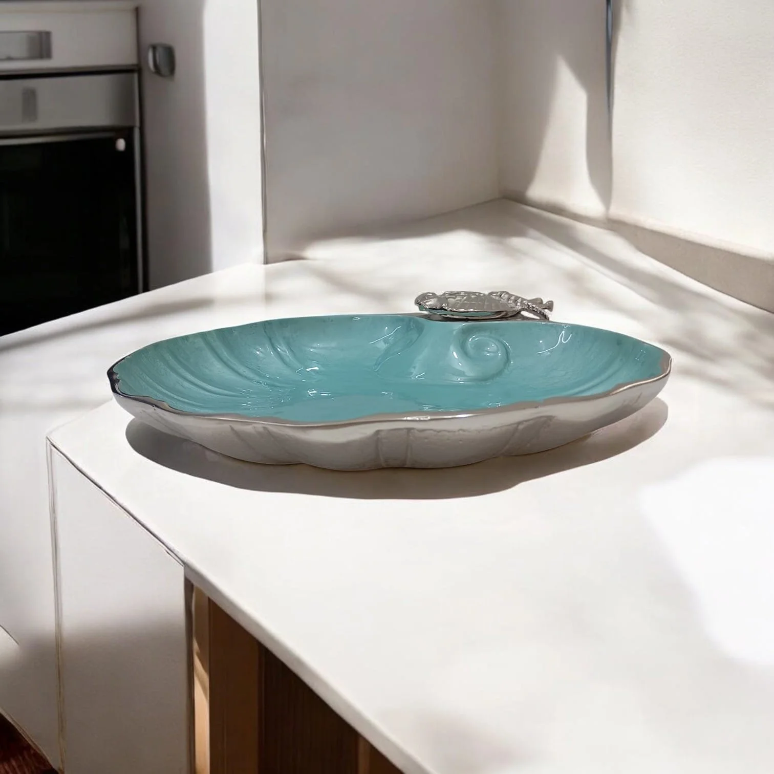 Ocean Pearl Shell Serving Bowl
