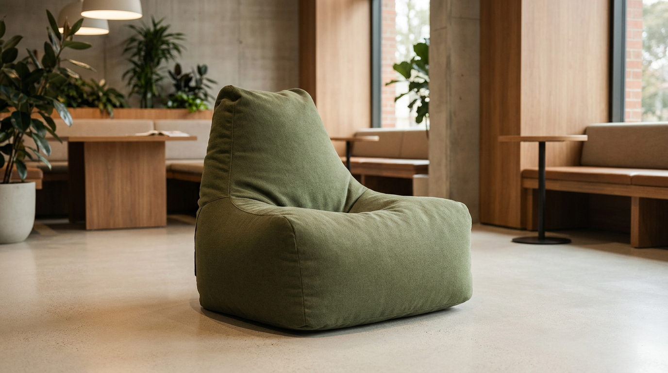 Olive Green Bean Bag Chair