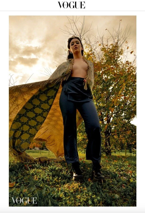 Scatto pubblicato su Vogue Italia