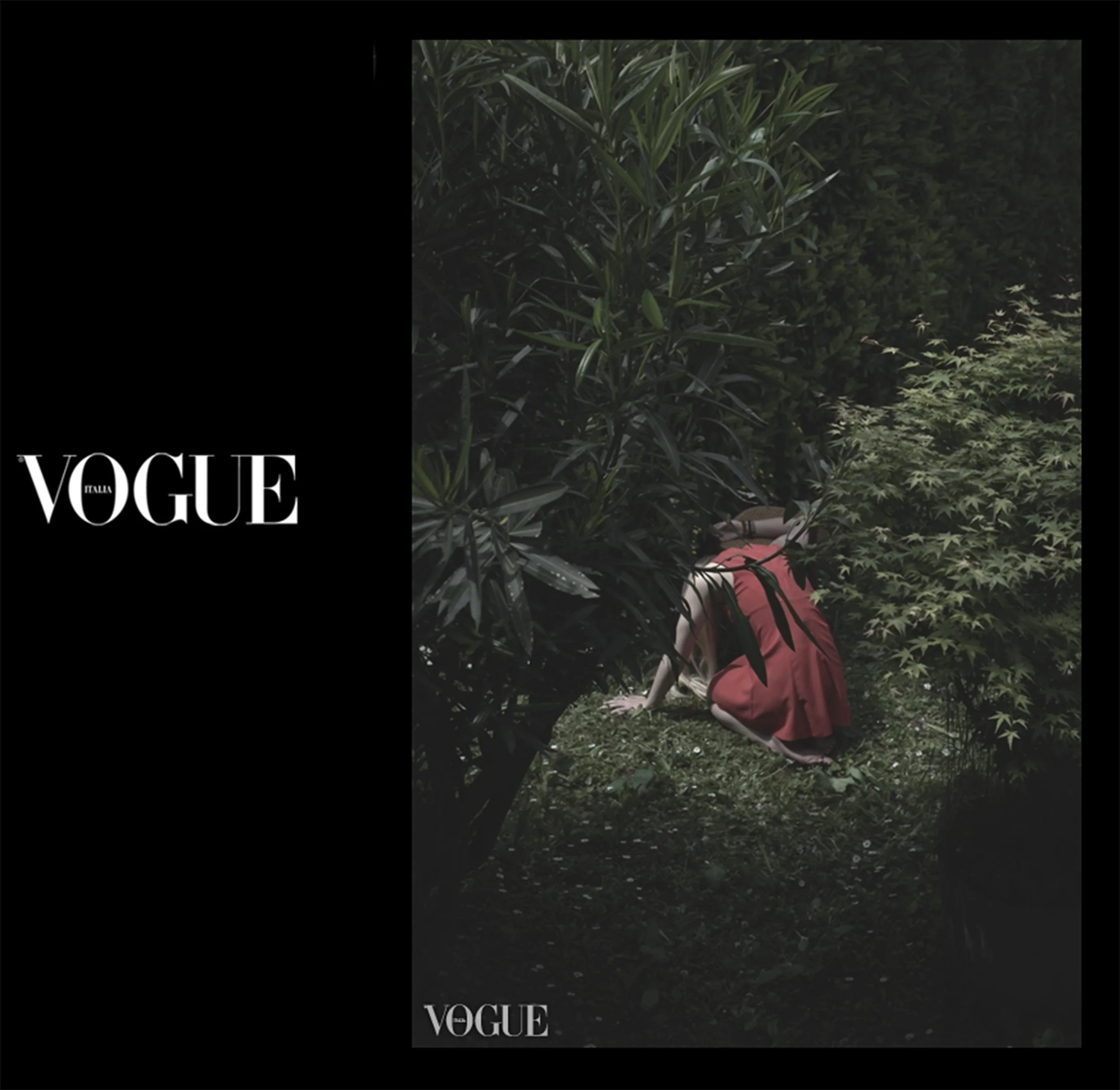 Scatto pubblicato su Vogue Italia