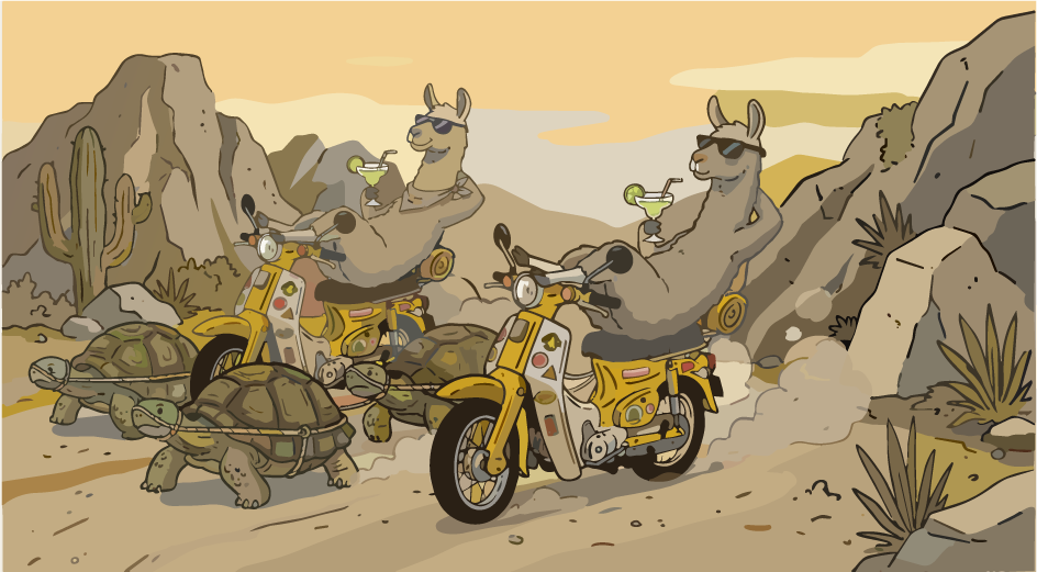 Lowest average speed award artwork