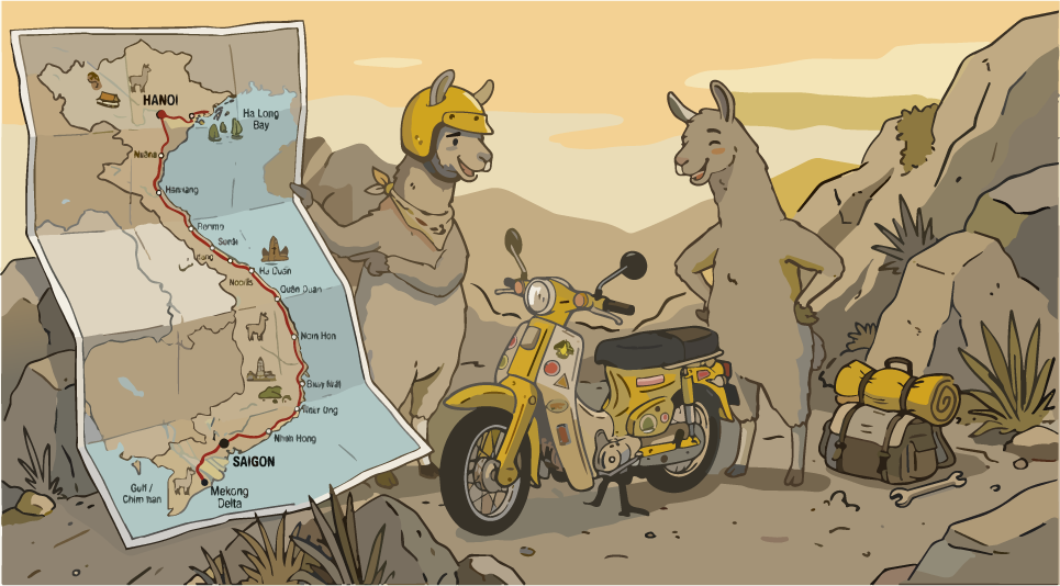 Most distance award artwork